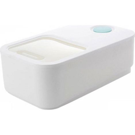 5-kg-Reisaufbewahrungsbehälter mit luftdichtem Druckknopfdeckel – Transparenter Lebensmittel- und Getreidebehälter, Küchenorganizer