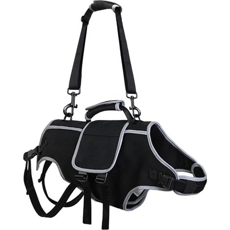 Filiyano-Harnais de soutien pour chiens âgés — Harnais d'assistance en polyester pour la marche des animaux âgés et handicapés, stabilité améliorée L (1/5)