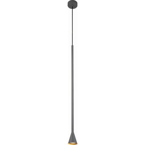 Lampada a sospensione Candellux Tucson GU10 grigio/nero Ø10