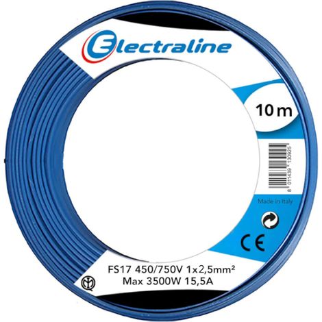 CAVO UNIPOLARE FS17 450/750V 1X2,5 10M BLU