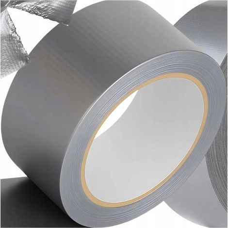 Ruban adhésif renforcé étanche 48 mm 50 m Gris Argent (1/5)