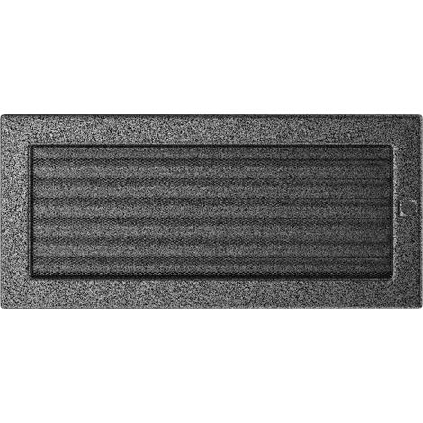 Vent Cover 17x37 black and silver with blinds (1/4)