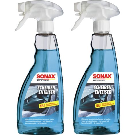 SONAX Dégivreur de vitres, 03312410, 500 ml, lot de 2