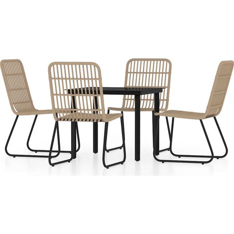 Maison Exclusive - Set Mobili da Pranzo per Giardino 3 pz Rovere (1/5)