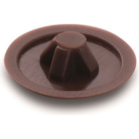 Cache-vis, Pozi-Drive, PZD-2, Ø12mm, RAL8007, brun fauve, 500 pcs. 500 pièces