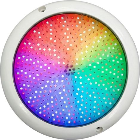 Foco LED para Piscina RGB con cable 4 hilos 15W para piscina Ø15cm en ABS