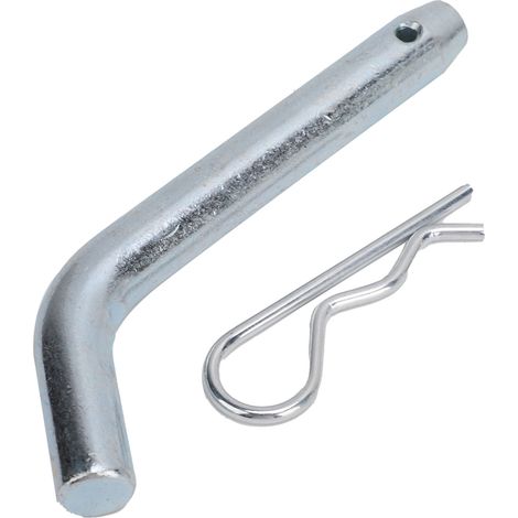 Goupille d'attelage de remorque de 5/8 pouces avec goupilles Cilps, accessoires de remorquage de verrouillage pour récepteur de 2 à 1/2 ou 2 pouces. (1/4)