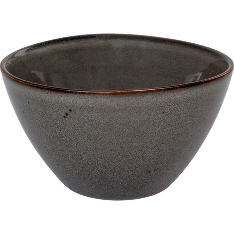 Selma bols céramique set de 4 gris, brun.