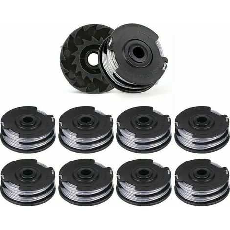 F016800351 Packung mit 10 Ersatzspulen für Trimmerfaden (6 m x 1,6 mm) für Freischneider mit Doppelfaden. Passend für ART 30-36 LI, ART 30, ART 27 und ART 24. (1/4)