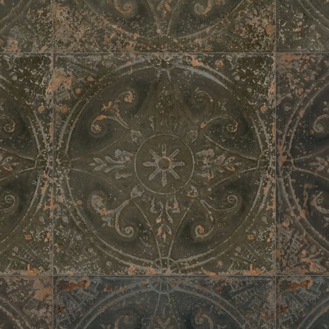 Carrelage Vintage Noir 33x33x0,95 cm Sabratha - Sol et mur intérieur (vendu par carton de 1,09 m²) - RO'MA CARRELAGE (1/3)