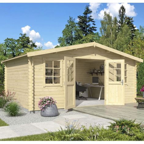 Abri de jardin de 17,62m² en épicea naturel - KABRELL