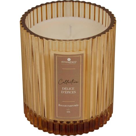 Bougie Parfumée en Verre "Albie" 290g Délice d'Épices (1/4)