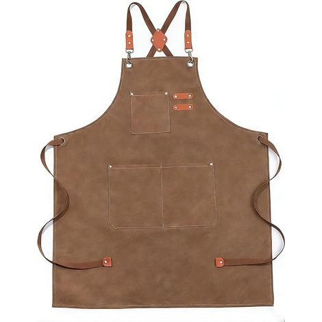 Chef Apron for Men & Women Adjustable, Waterproof Apron with Pocket,Kitchen Cooking Aprons for BBQ,Baking ,Coffee House& Restaurant (1/5)