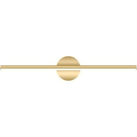 Kaelt - Lampe murale LED pour salle de bain avec miroir, design moderne en métal doré, 40 x 13 x 6 cm, lumière blanche (6500 K), 10 W, idéale pour maquillage et éclairage fonctionnel (1/5)