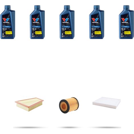 Kit tagliando 3 FILTRI e 5L OLIO compatibile con Ford Galaxy II 2.3 16v 118kw dal 2007 (1/5)