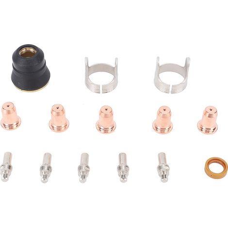 Ensemble de consommables pour torche Plasma, 14 pièces, support de couvercle de protection de buse d'électrode pour CUT 55DS Pro 65DS (1/5)