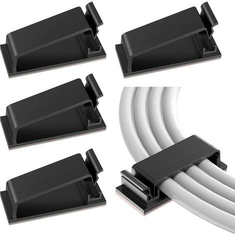 60 attaches de câble avec colle, clips adhésifs 3M-Online Store (1/5)