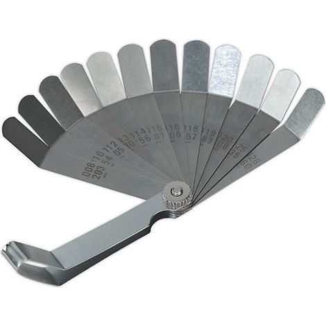 Sealey Siegen Dual Marked Offset Feeler Gauge 12 Blade S0516