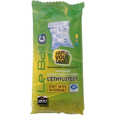 Ethylotest Chimique - Homologue - Testeur alcoolemie x40