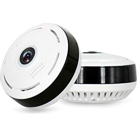 TrAdE Shop Traesio - Videocamera Telecamera Panoramica A 360 Wifi Ip Video Sorveglianza Eye S 3.0mp - (1/5)