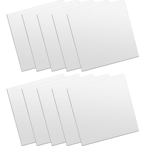 25 pegatinas cuadradas de espejo (15 cm) para decoración de paredes 3D, pegatinas adhesivas para proyectos de bricolaje y baños. (1/5)