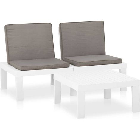 Maison Exclusive - Set de muebles de jardín 2 piezas con cojines (1/5)