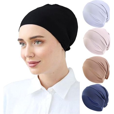 Set di 5 pezzi composto da foulard/cuffia/maglietta intima/cuffia per chemioterapia/foulard/cuffia protettiva per capelli elasticizzata. (1/5)