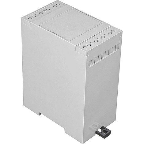 Kit de boîtier rail DIN RS PRO Partie supérieure ouverte, Dimensions 90 x 53 x 114mm 2 pôles ( Prix pour 1 )