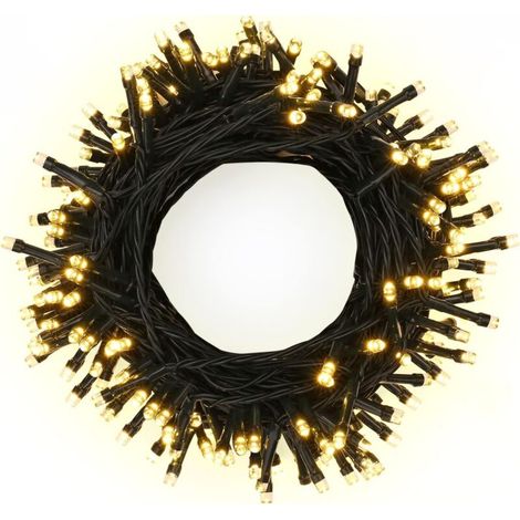 Wasserdichte LED-Lichterkette, Weihnachtsbeleuchtung für den Innenbereich, geeignet für Zuhause, Partys, Weihnachten, Hochzeiten, 5 m, 20 warmweiße LEDs (1/5)