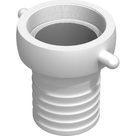 Raccord cranté femelle 4'' BSP - male cannelé droit 101.5mm (1/2)