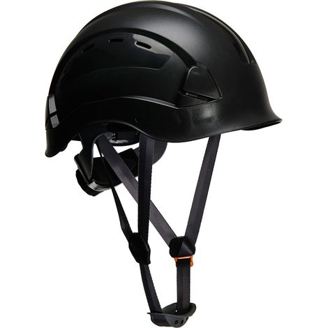 Casco da lavoro per lavori in altezza Endurance ventilato - Nero - Portwest