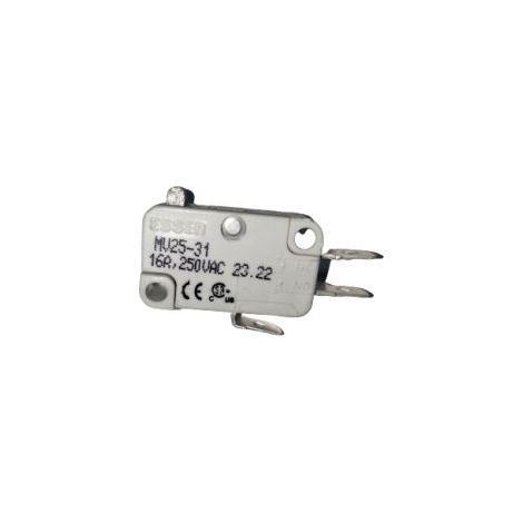 Microrupteur à bouton poussoir RS PRO, Connexion rapide, SPDT, 10 A @ 250 V CA 250V ( Prix pour 1 )