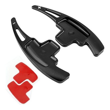 Extensions de palettes de changement de volant de voiture en aluminium, adaptées à la classe Mercedes Benz A B E R (noir) (1/4)