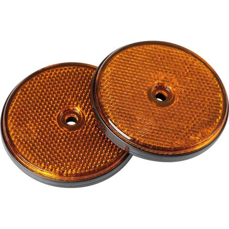 Catarifrangenti rotondi - Ø 65 mm - Arancio