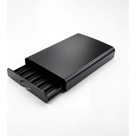 TOQUE Coffee Pod Holder Drawer for Nespresso Capsules 60 Pod Storage Stand Rack (1/5)