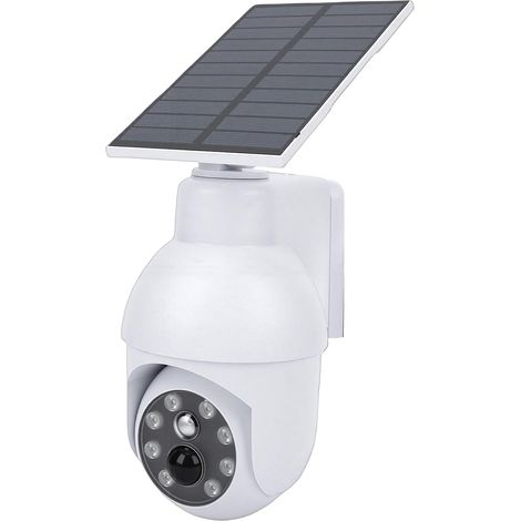 Lumières de Mouvement Solaires, Projecteurs de sécurité à 8 LED, éclairage Ponctuel étanche IP64 pour Cour Extérieure, Porche, Garage (1/5)