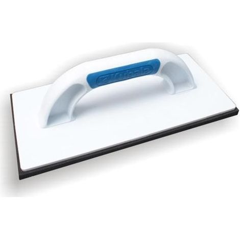Truelle en plastique 140280 avec revêtement en caoutchouc noir - KB 0374