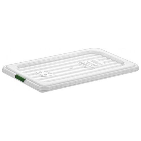 Couvercle Gastronome en polypropylène 1/4 - 533x328x11mm - Matériel CHR Pro
