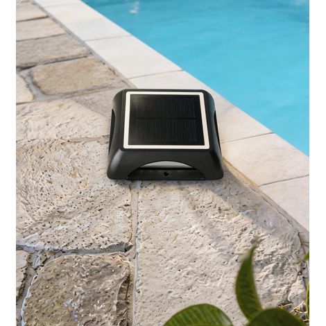 Pavé solaire LED carré - 3 modes de 50 à 200 lumens - Sol ou