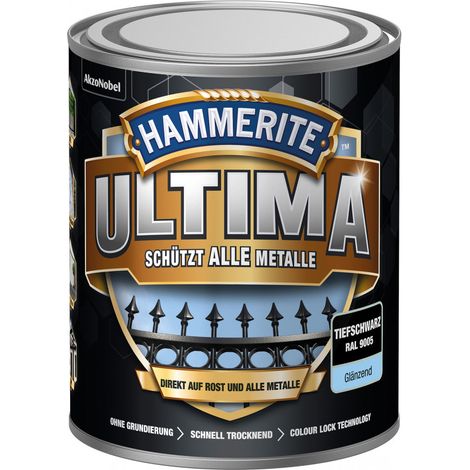 lacca protettiva metallo GL Ultima (WB) 750ml nero profondo (Per 3)