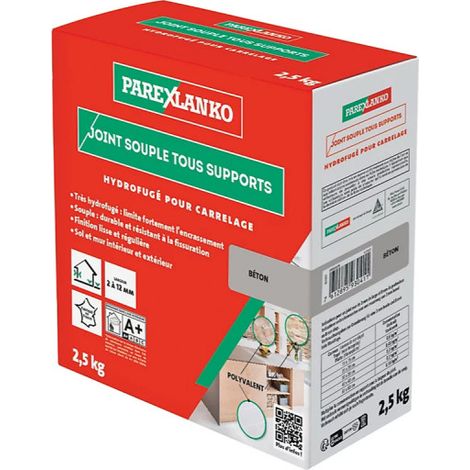 PAREXLANKO junta flexible para todos los soportes - Hormigón - 2,5kg - 03433
