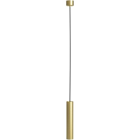 Lampada sospensione lampadari bartalini etittalats s gu10 led metallo, finitura metallo oro spazzolato