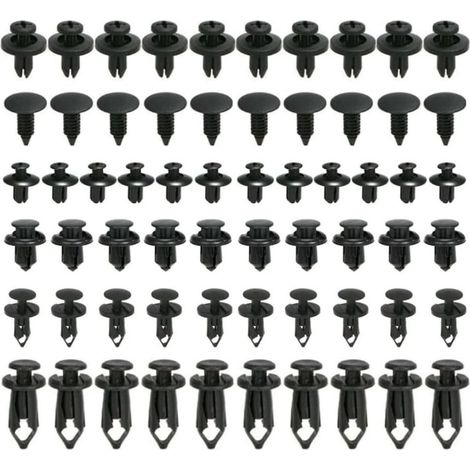 YMYNY Clips Voiture, 190 Pièces Rivet Clips Plastique Rivets Plastiques Fixation de Protection avec D (1/5)