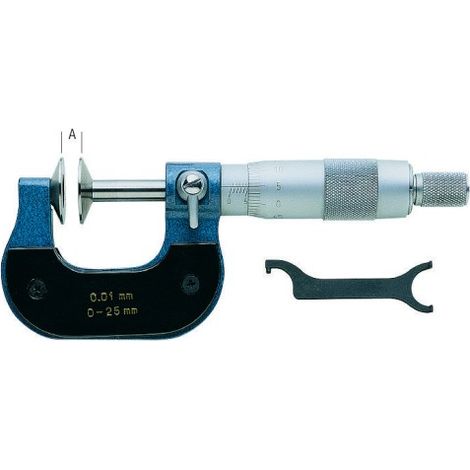 Micromètre pour engrenages METRICA 44021 – Précision 0,01 mm avec étui ABS (1/2)