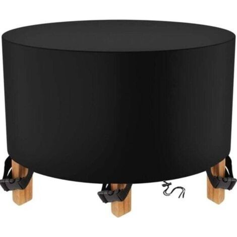Housse pour Table de Jardin 200 x 94cm, Housse de Protection Bâche Imperméable für Meubles Jardin et Hivernage Mobilier Salon de Jardin (200 x 94cm, Ronde) (1/5)