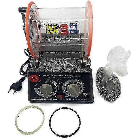 3-kg-Trommelpoliermaschine, Schmuck-Rotationstrommel, Mini-Trommelpoliermaschine, Rotationstrommelpoliermaschine, Schmuckpoliererw 220 V (1/4)