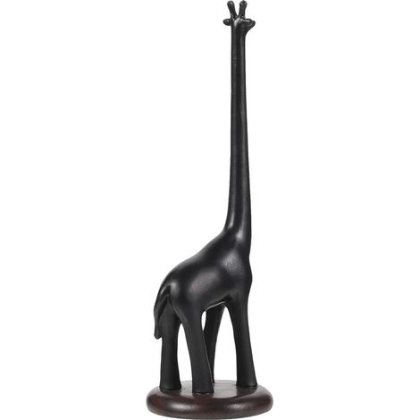 Porte-papier toilette GANAZONO, en résine synthétique, motif girafe, (1/5)