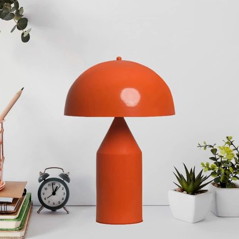 Lipeo Lampe de Table Orange Moderne, Eclairage Domestique, Tête de Lit en Métal, Lampe de Chevet, Lampe de Lecture (1/5)