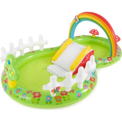 Centre de jeux Intex Dinoland avec toboggan et pataugeoire n° 57135 (1/5)