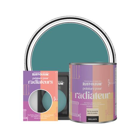 Peinture pour Radiateur, Finition Brillante - Plume de Paon (1/3)